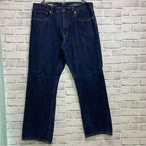 Gap 1969 Standard Bootcut Dark Blue Jeans 36x32